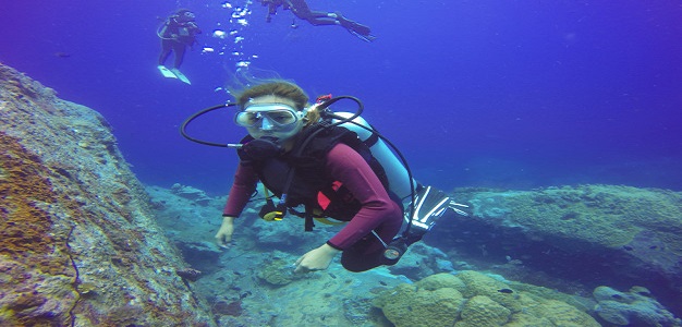 underwater scuba diving